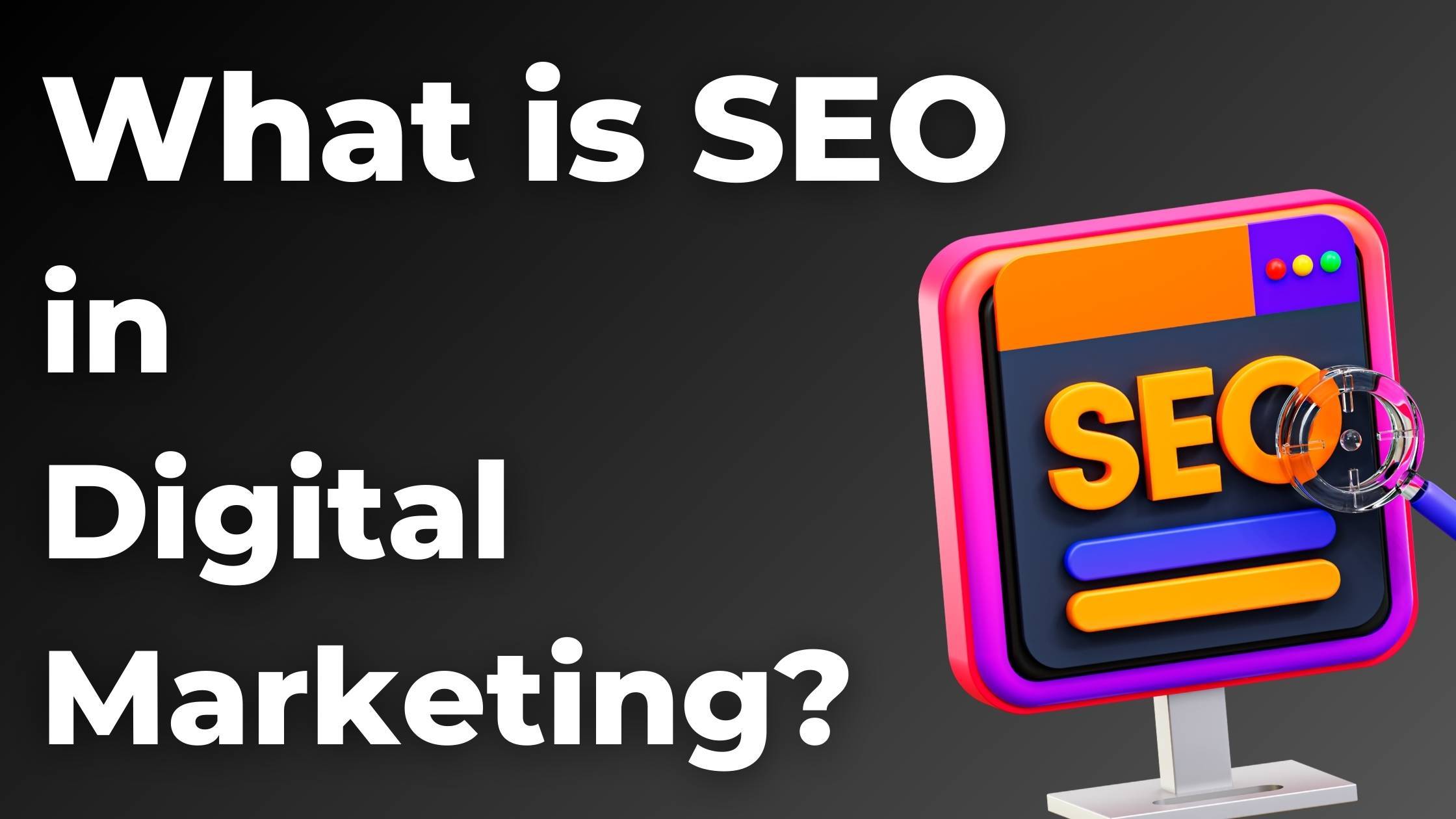 Infographic explaining what seo is in digital marketing, focusing on how search engine optimisation drives organic traffic.