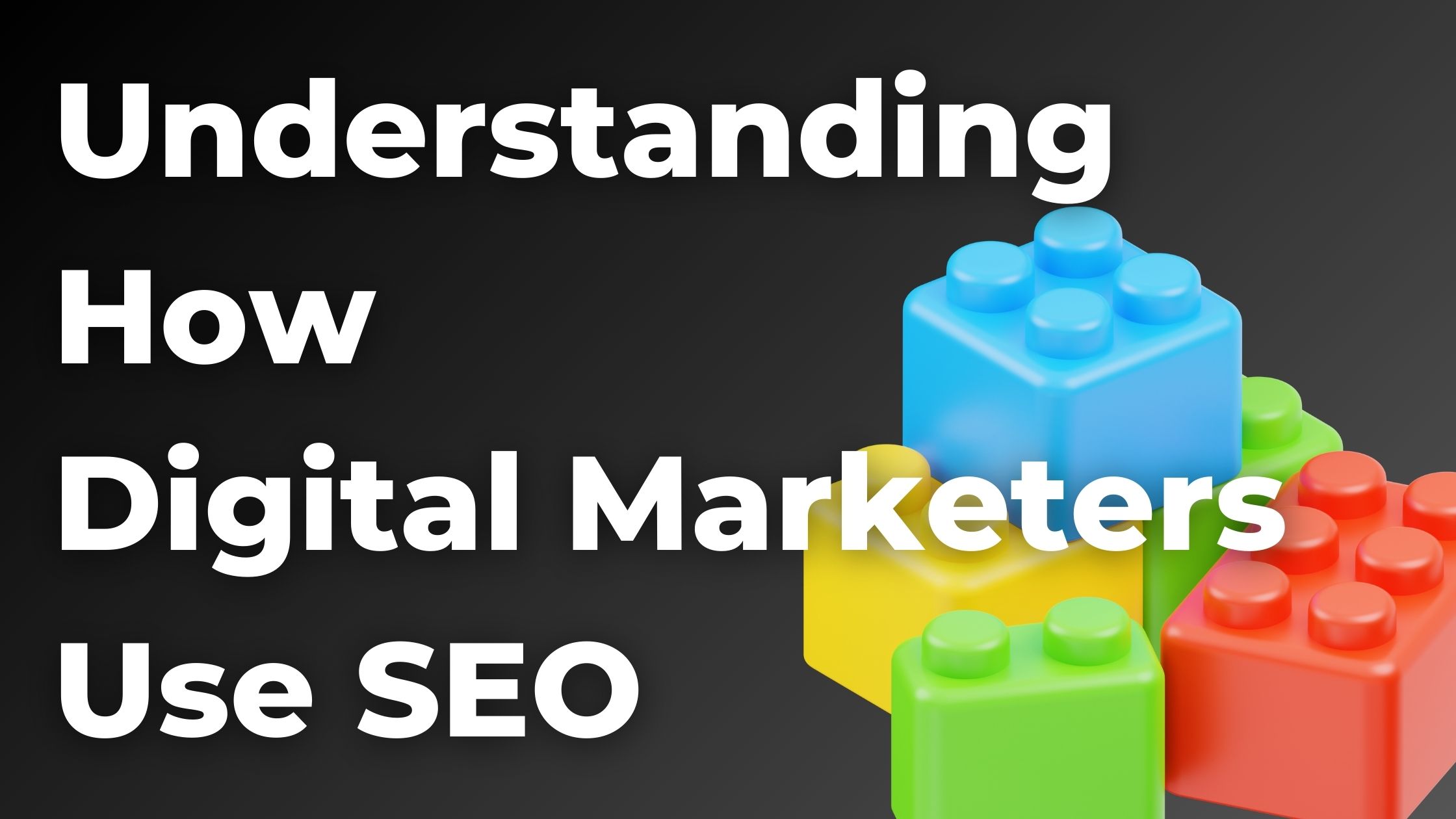 Illustration explaining how digital marketers use seo as part of a comprehensive digital marketing strategy.