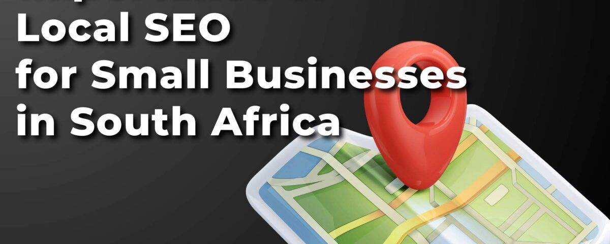 Important things of local seo small business should know, accompanied by 3d animation of a red gps pin on a folded map.