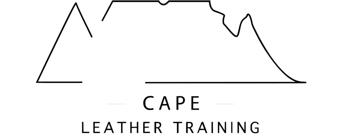 Logo of cape leather training, a family team that provides practical workshops and courses in leatherwork skills in cape town and south africa.