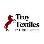 Logo of troy textiles, a cmt clothing manufacturer in cape town.