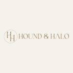 Logo of hound & halo, a dog photographer in cape town.